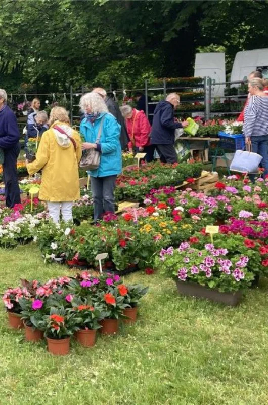 Marché aux fleurs et aux plantes