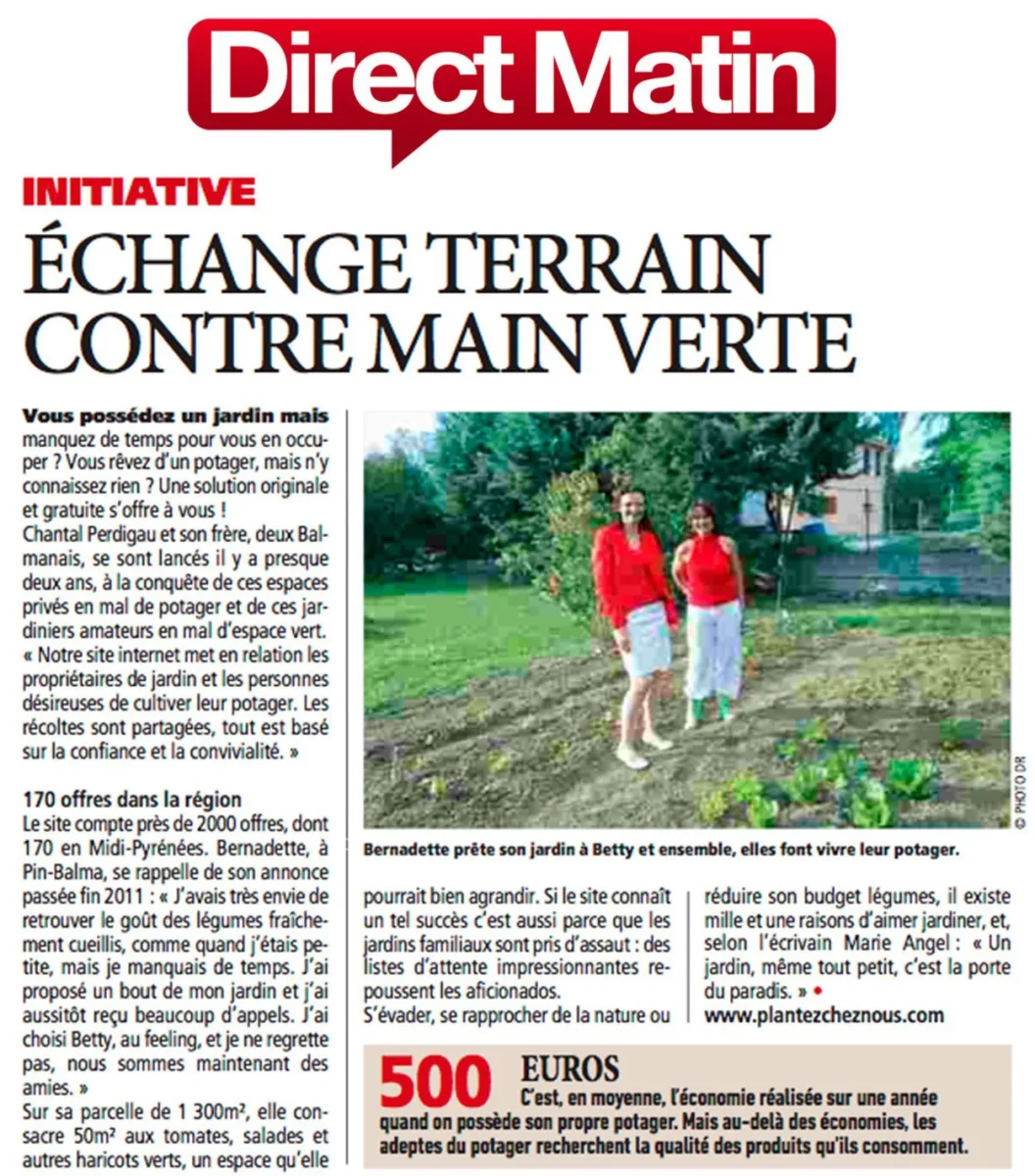 Article Direct Matin