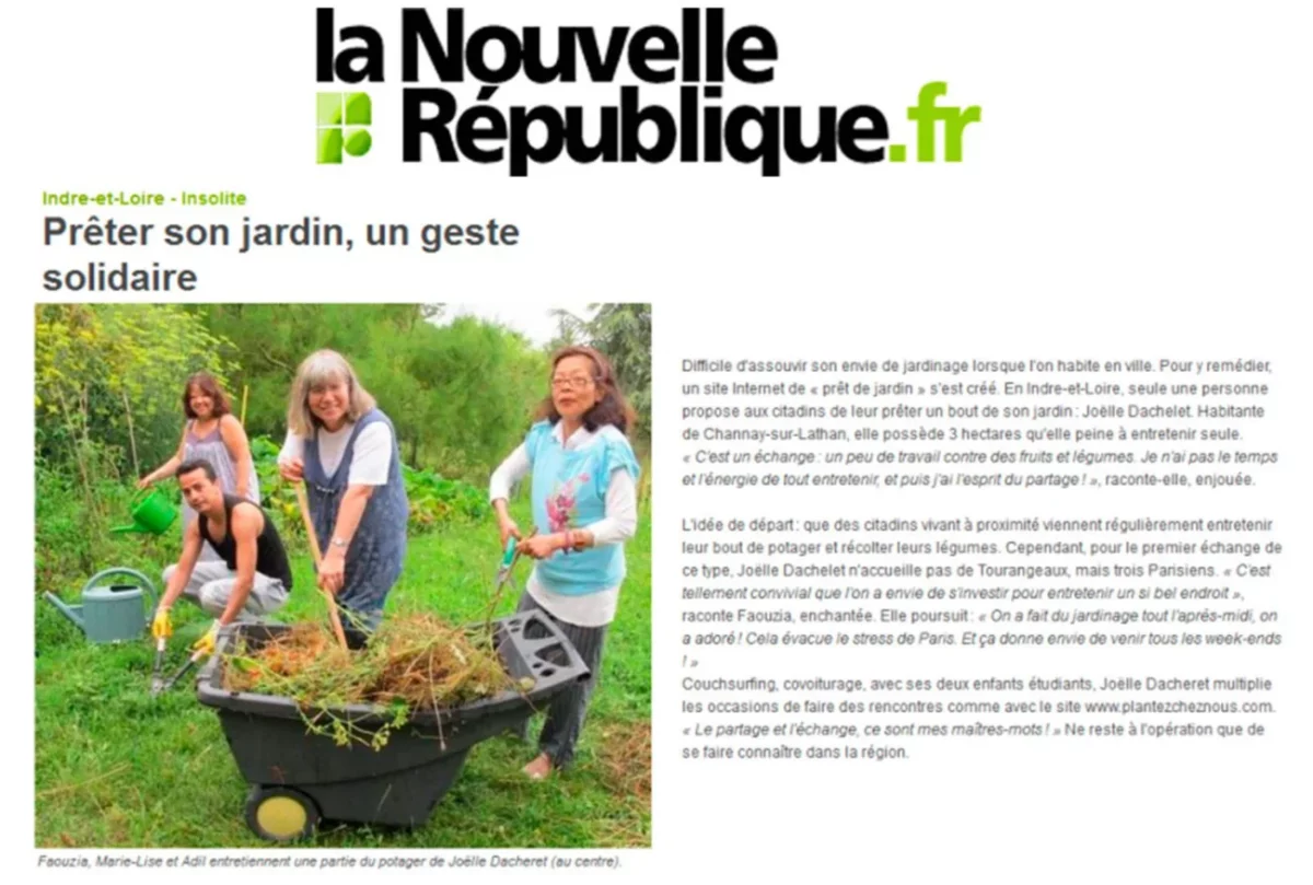 Article La Nouvelle République