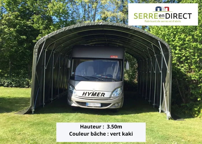 Tunnel pour camping-car Serre en Direct