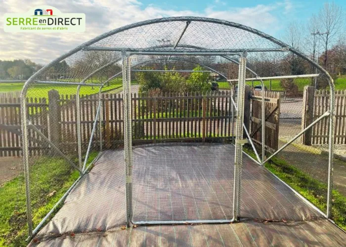 Tunnel poulailler Serre en Direct