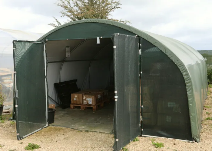 Tunnel de stockage agricole Serre en Direct