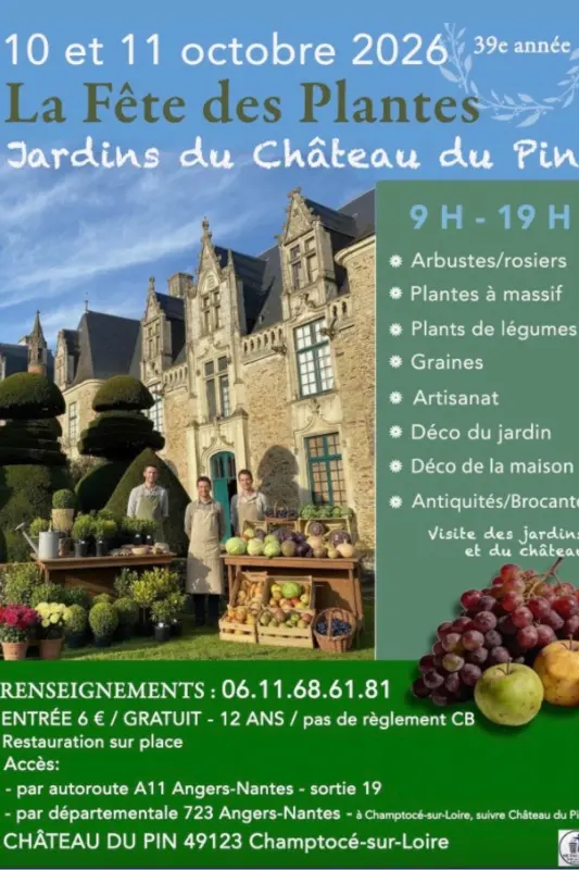 Fête des Plantes des Jardins du Château de Pin
