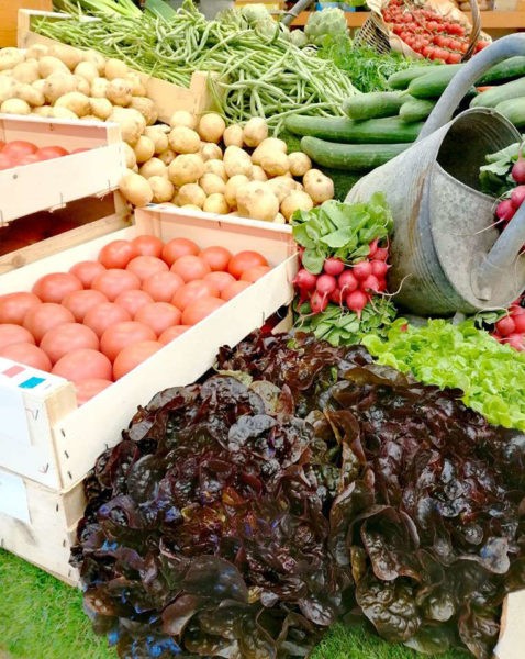Légumes du marché paysan Socali