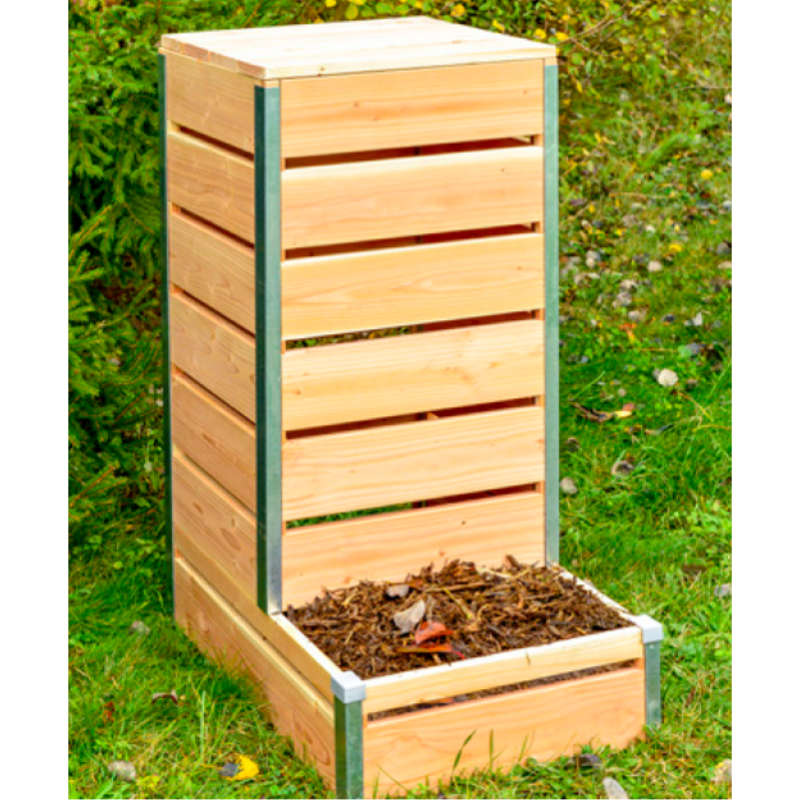 Composteur en bois à accès direct - Boutique du jardin