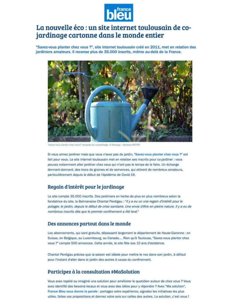 Article France Bleu