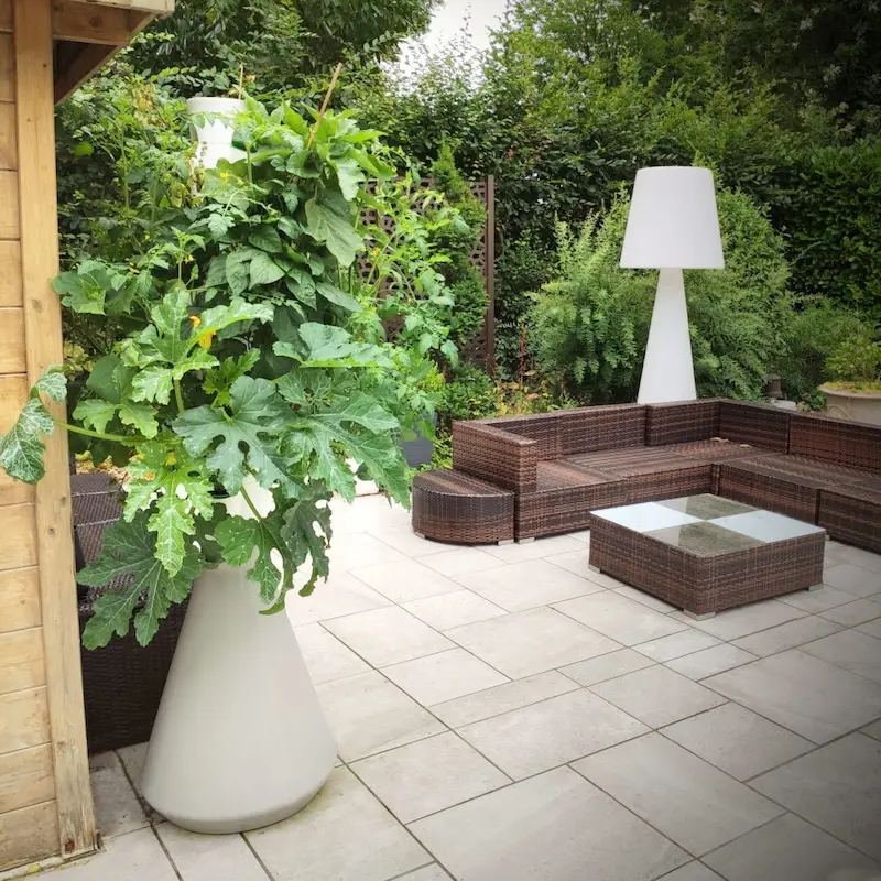 Le Home Potager en extérieur