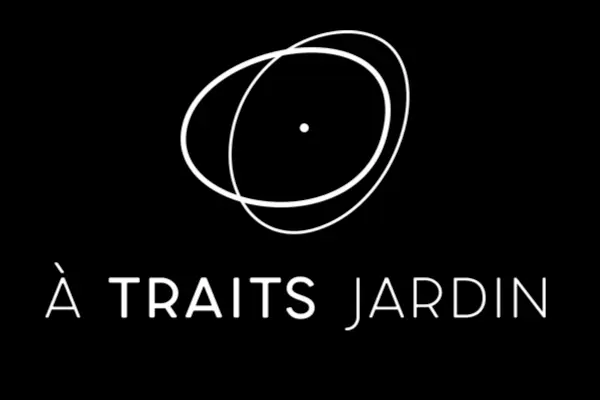 Logo A traits jardin