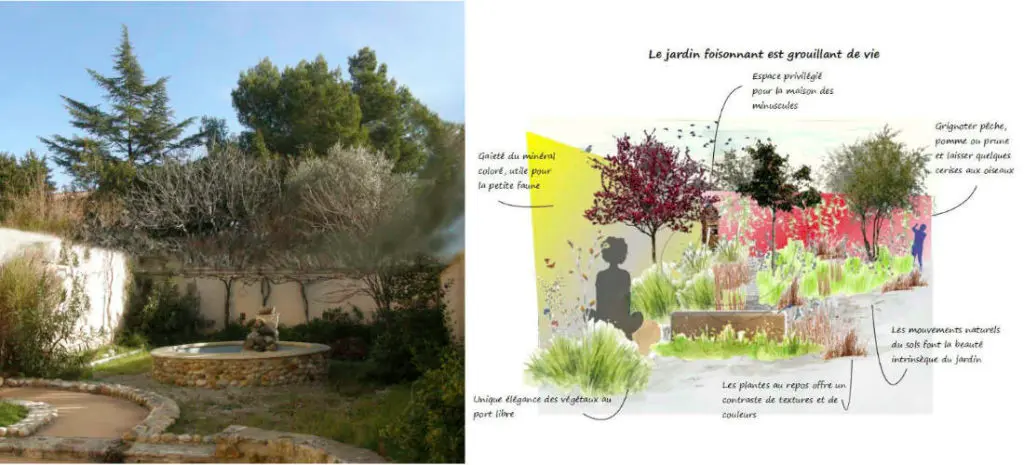 Réalisation A Traits Jardin avant / après