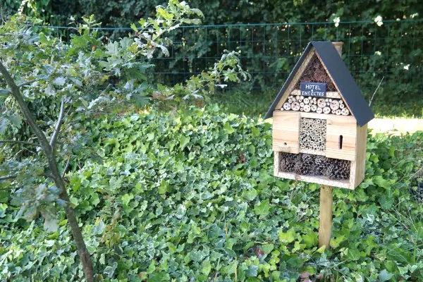 L'hôtel à insectes du potager partagé