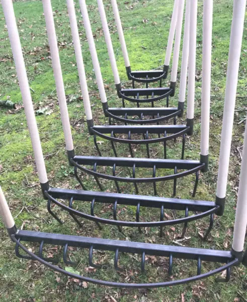 Les diff&eacute;rentes tailles de grelinette La Plaisible