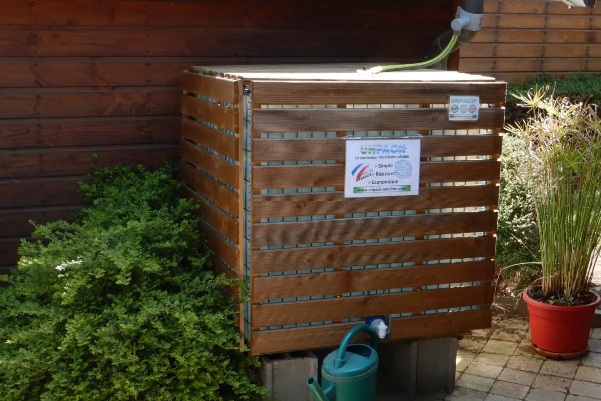 Cuve de récupération d'eau de pluie Unpack
