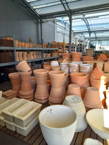 Les poteries de la Jardinerie Favennec