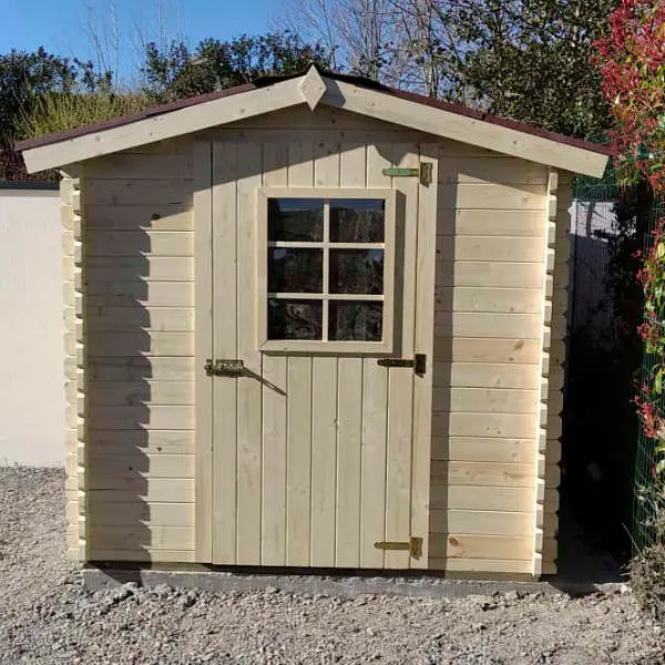 Abri de jardin Vendée 2 m x 2 m