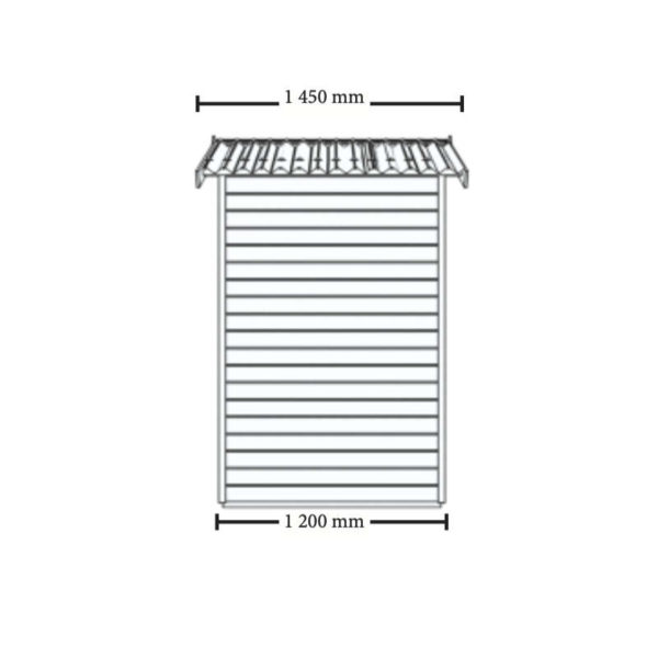 Abri de jardin 1,2 m x 1,2 m – Image 7