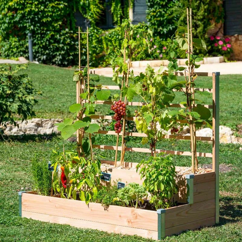 Jardinière potagère en bois