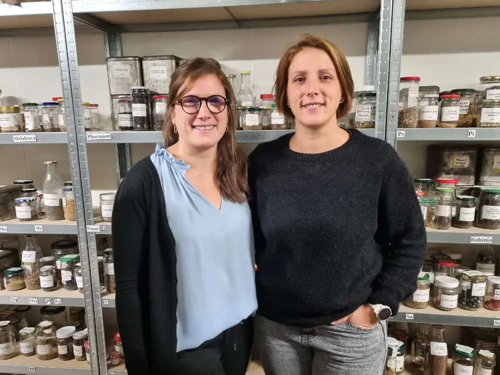 Marie et Sophie co-g&eacute;rantes des Semences du Puy
