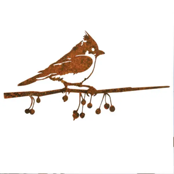 Mésange huppée en acier