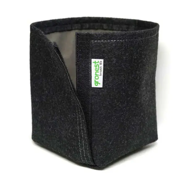 Pot en tissu Gronest Transplanter noir