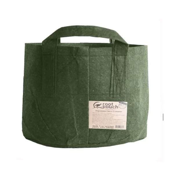 Root Pouch vert avec poignées