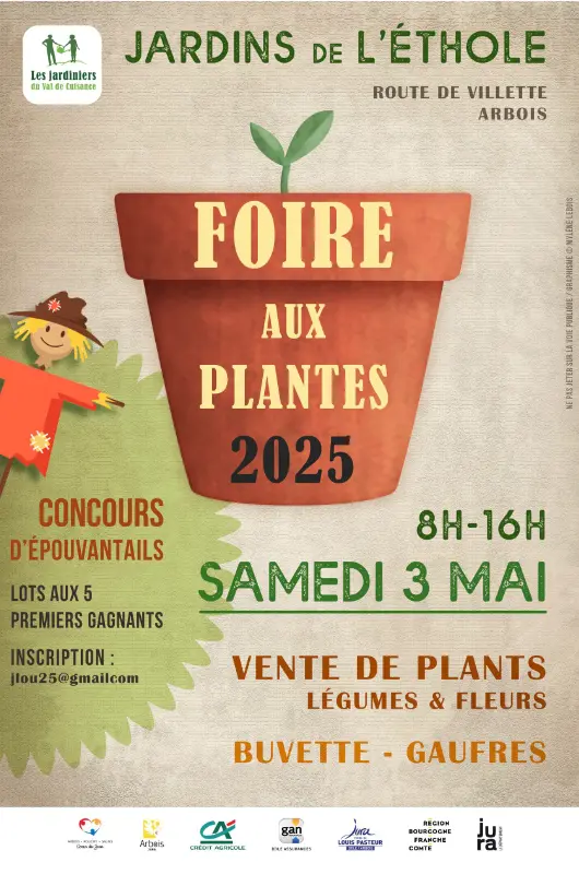 Marché aux Plants, Fleurs et Légumes d’Arbois