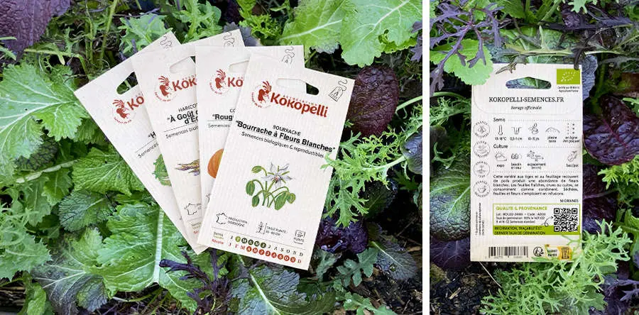 Sachets de graines Kokopelli