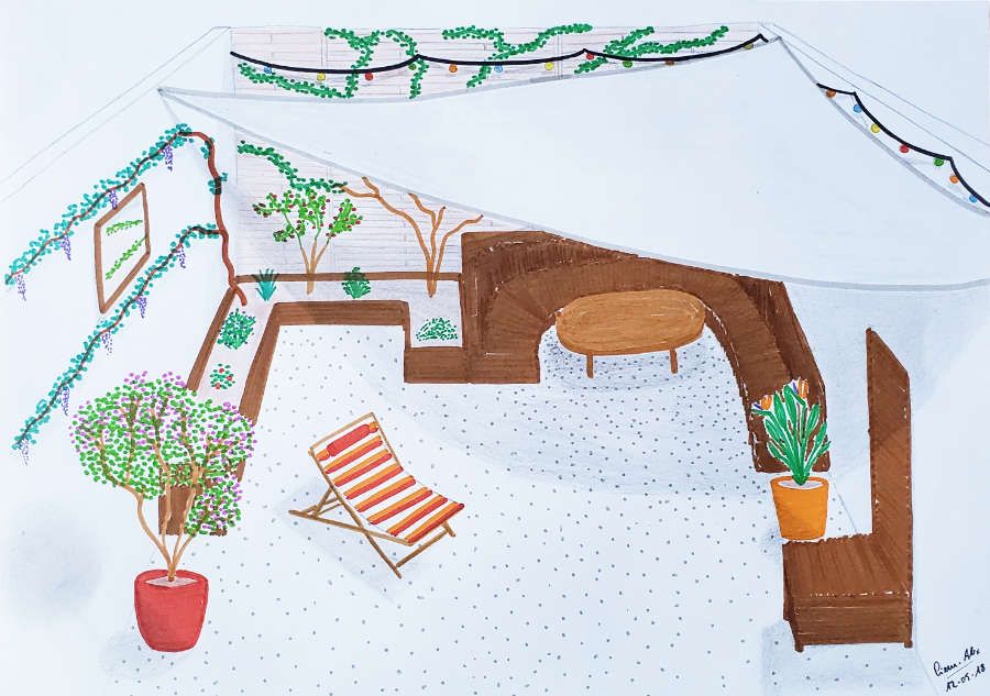 Proposition illustrée des Jardins Bienveillants