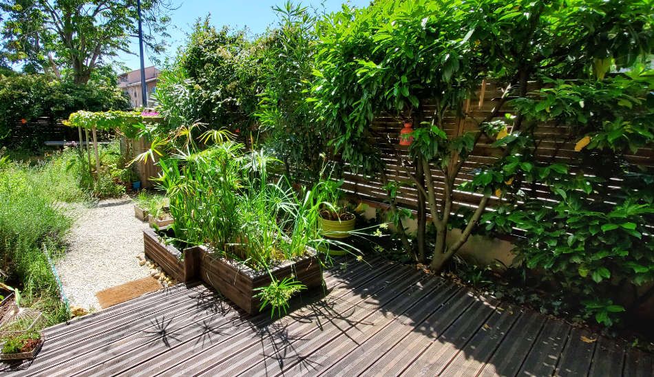 Aménagement de terrasse Les Jardins Bienveillants