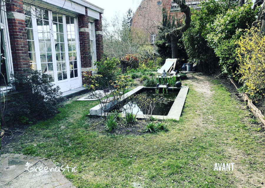 Conception de jardin : avant