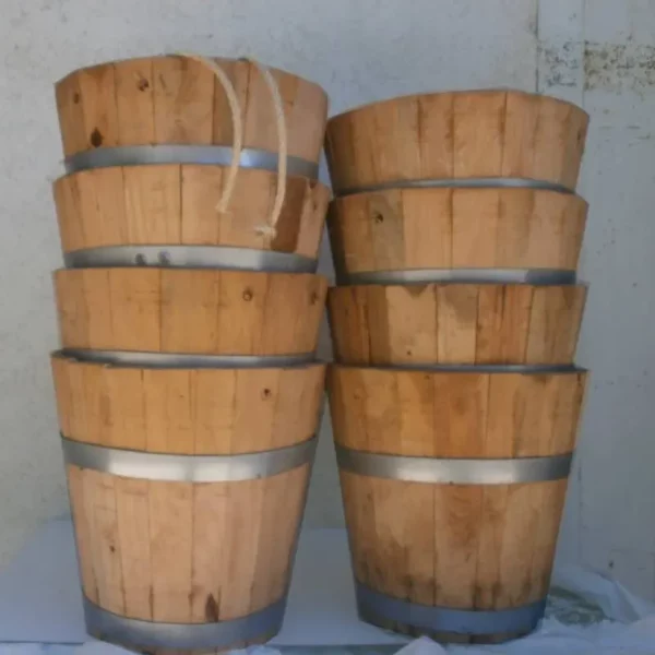 Demi tonneau en bois