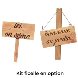 Pancarte en bois gravée – Image 4