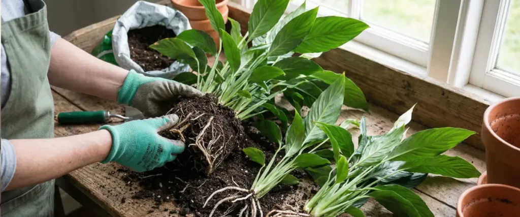 Division spathiphyllum