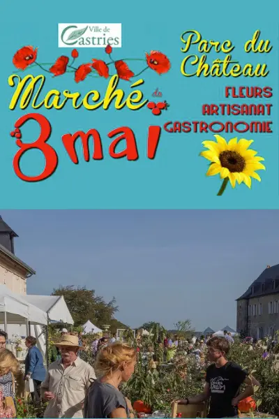 Marché de 8 mai au Château de Castries