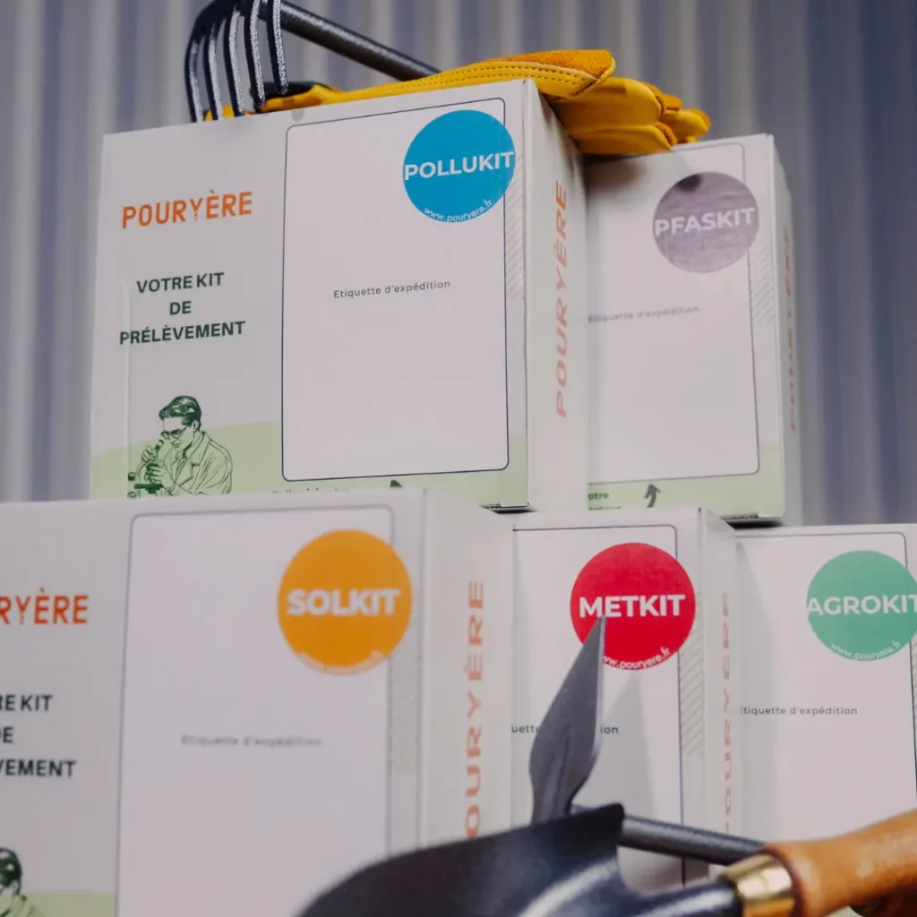 Les kits d'analyse de sol Poury&egrave;re