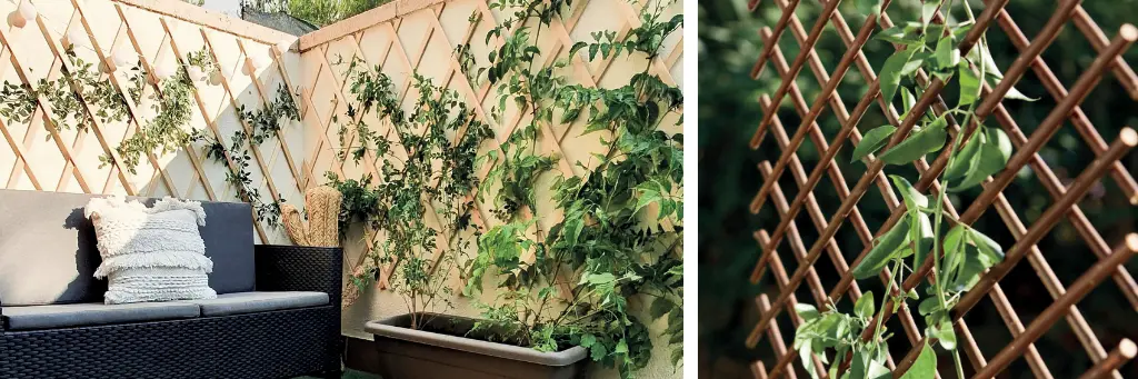 D&eacute;corer sa terrasse avec treillis