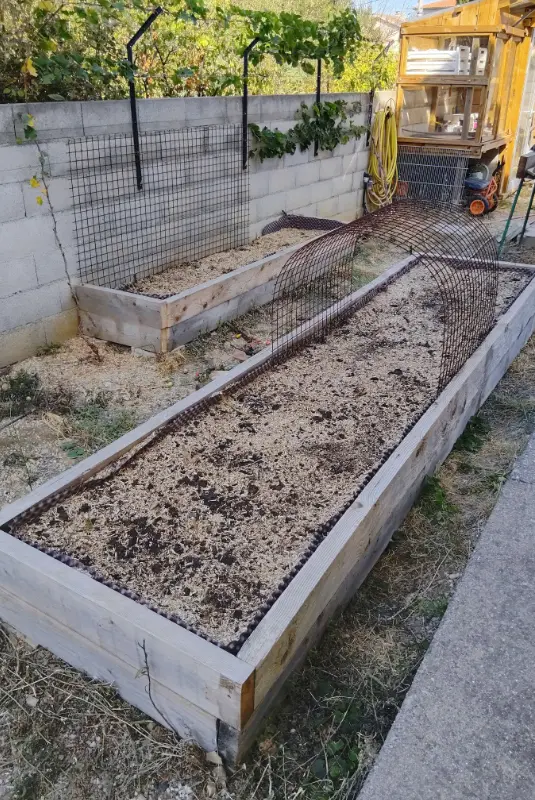 Les bacs en permaculture de L'Atelier de LaRustine